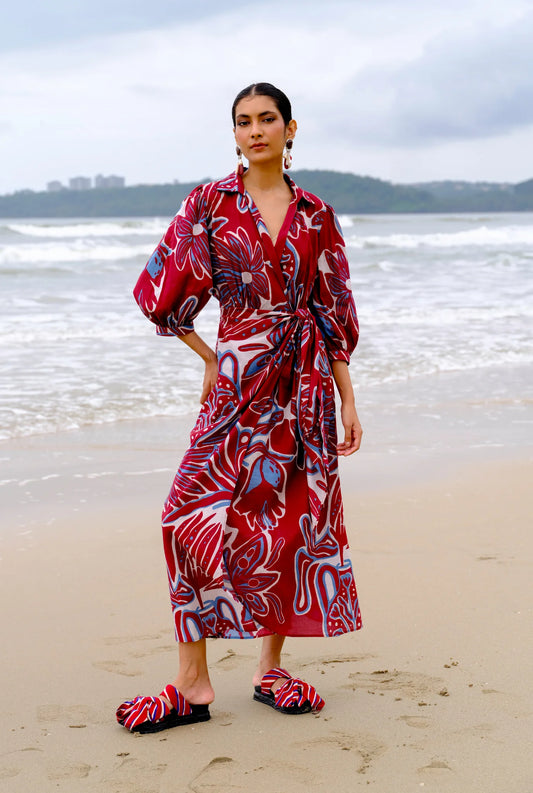 Myna | Wrap dress