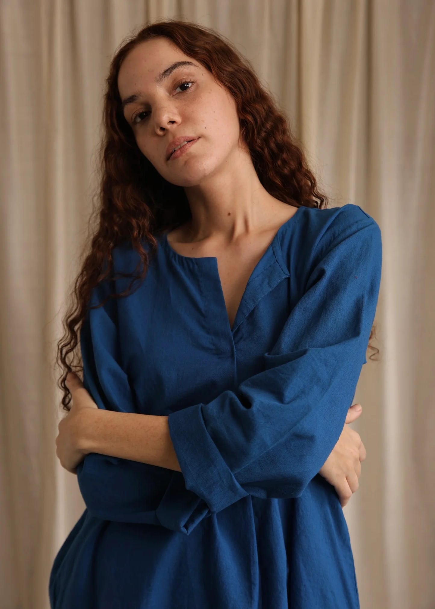 Maya | Blue Blouse