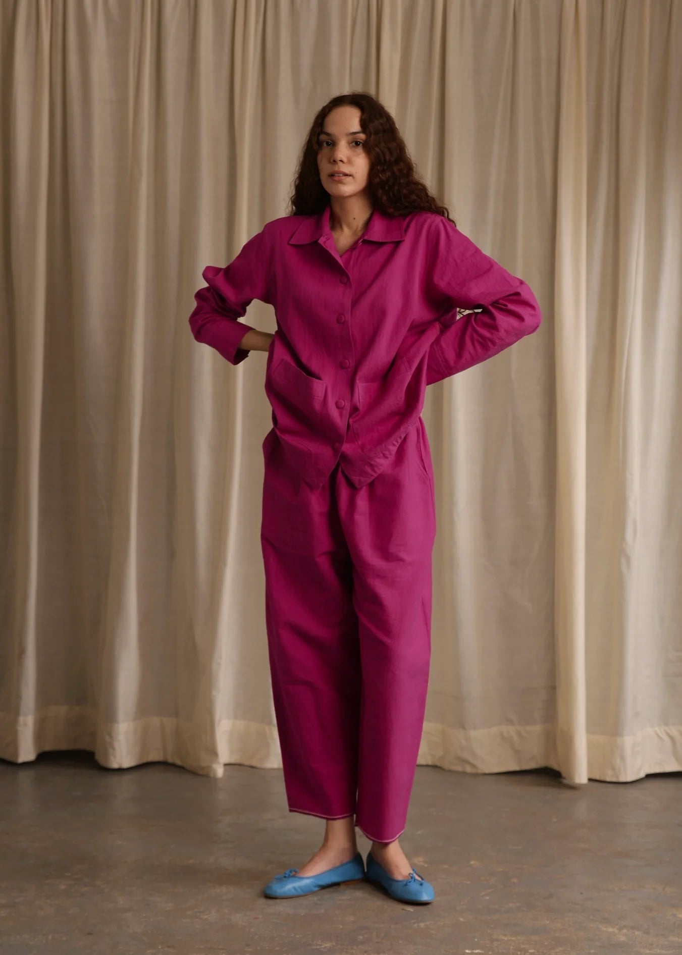 Donna | Pink Cotton Jacket