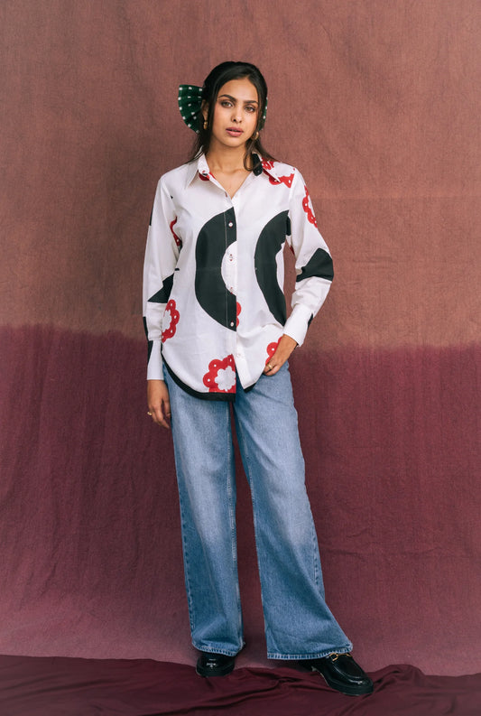 Alaria | Hand Block Printed Shirt