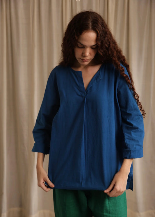 Maya | Blue Blouse