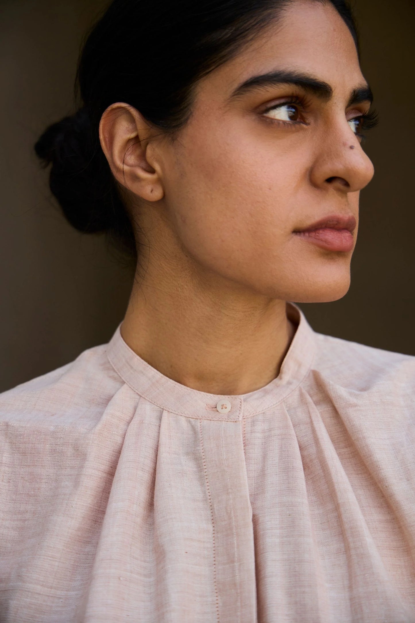Pele | Handwoven Pink Striped Top