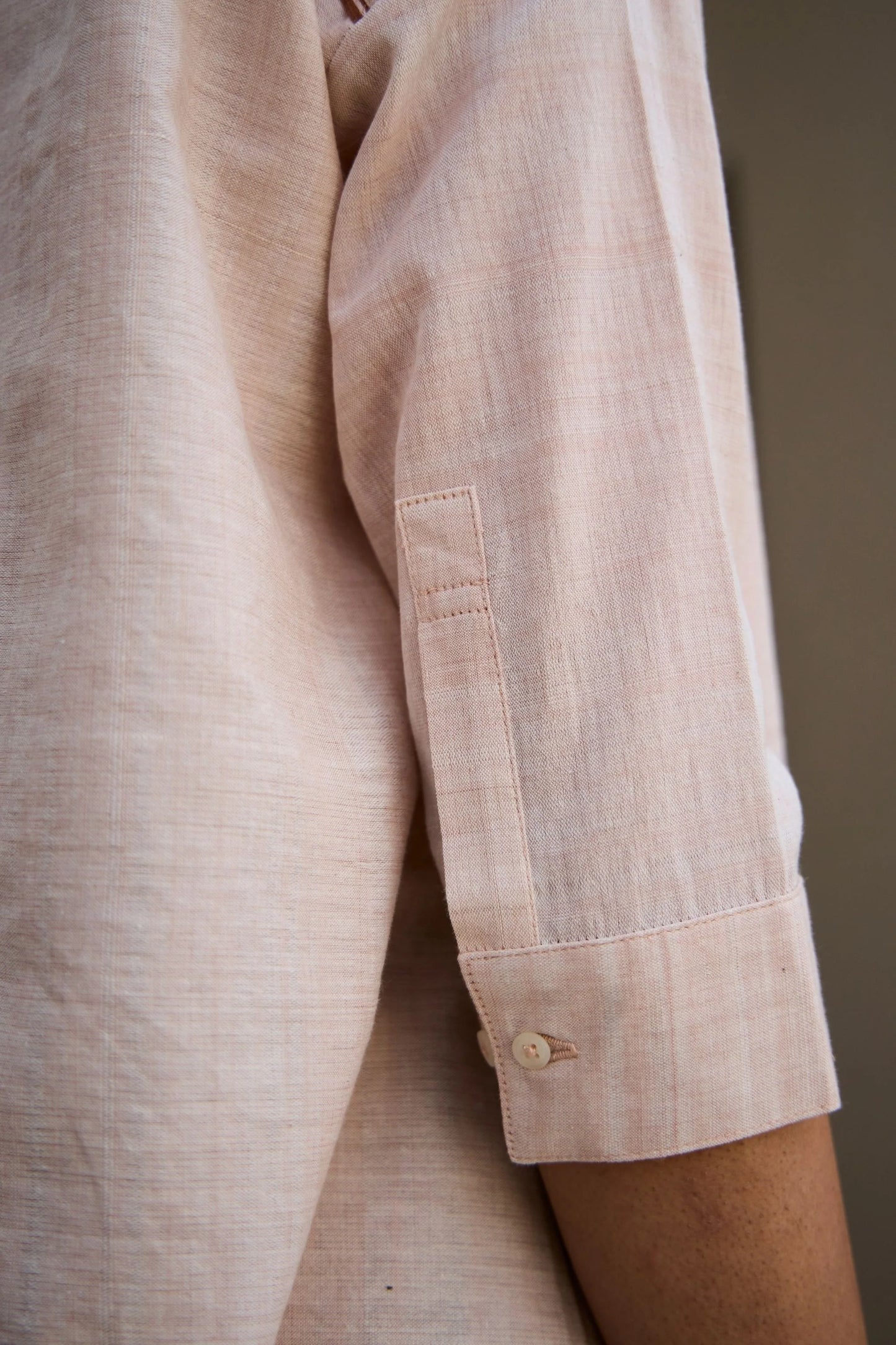 Pele | Handwoven Pink Striped Top