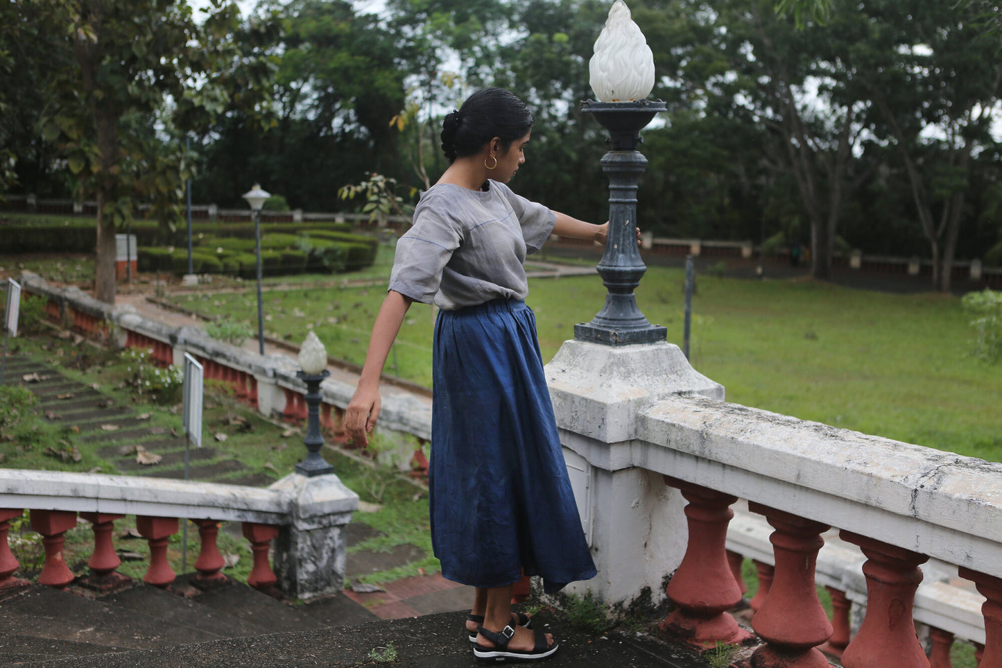 Midnight | Pleated Skirt