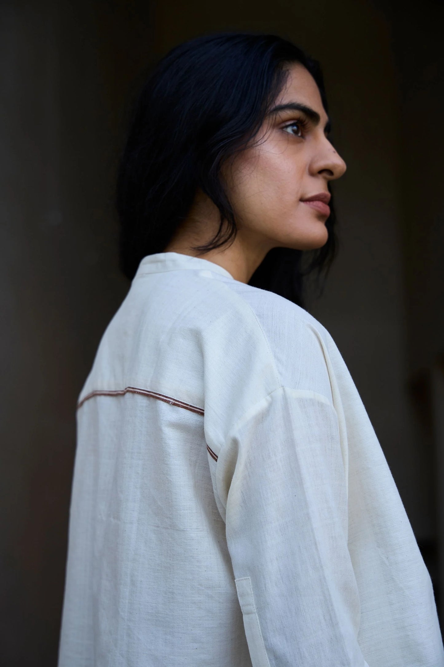 Pele | Handwoven Striped Top