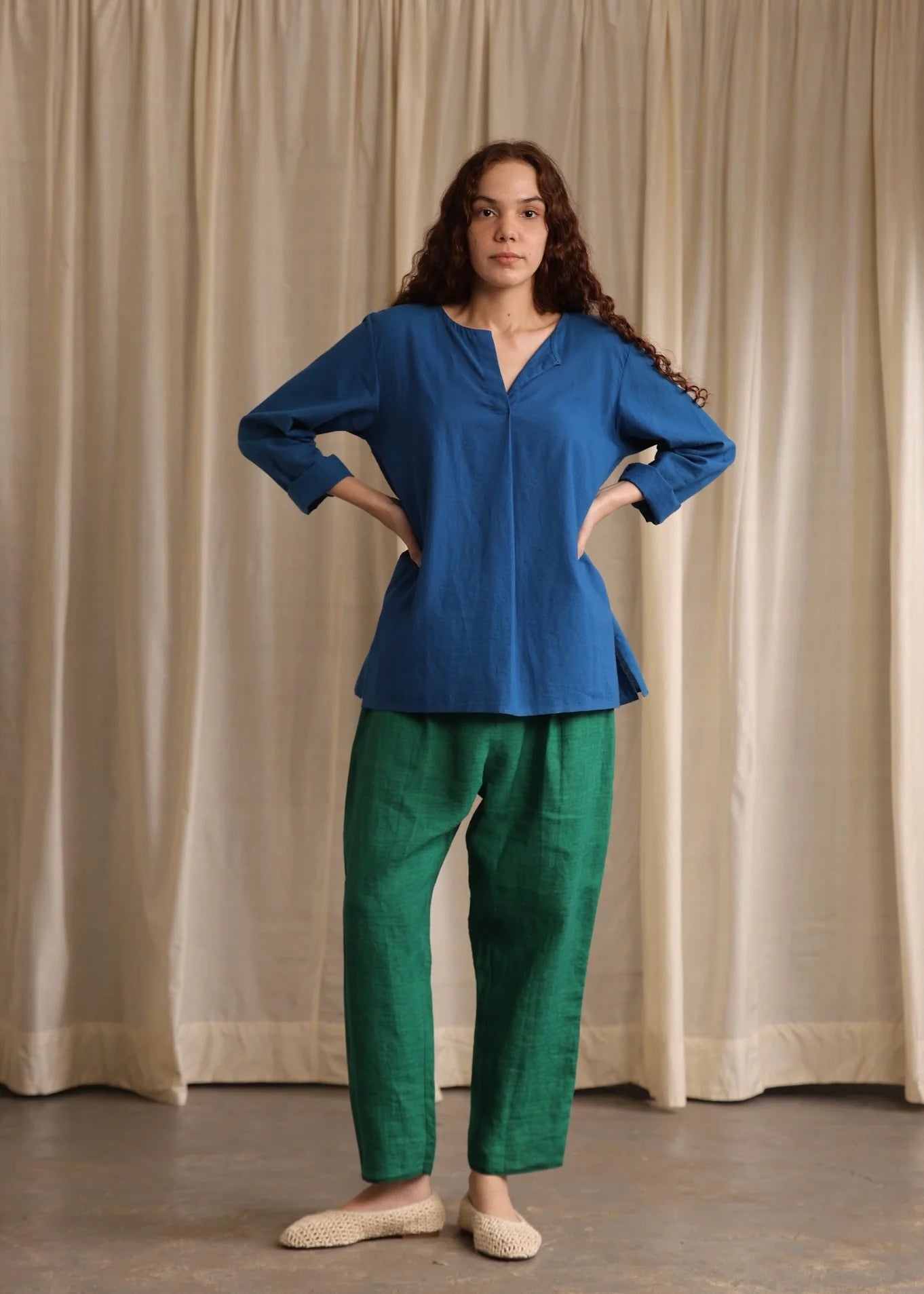 Maya | Blue Blouse