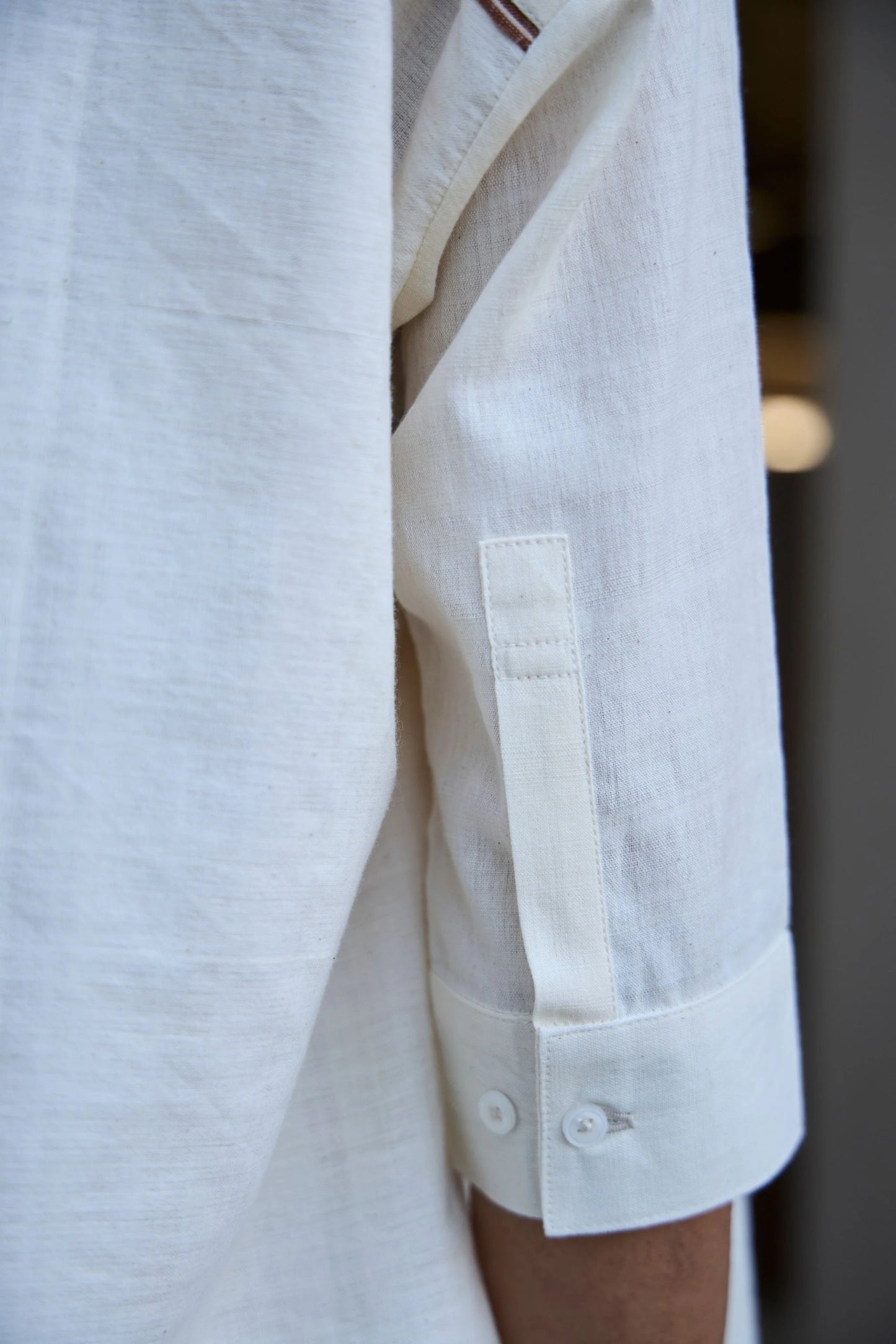 Pele | Handwoven Striped Top