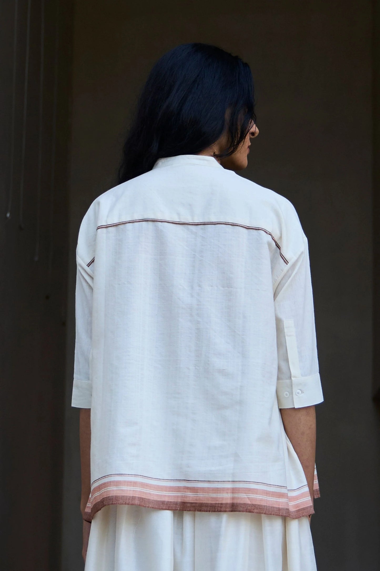 Pele | Handwoven Striped Top