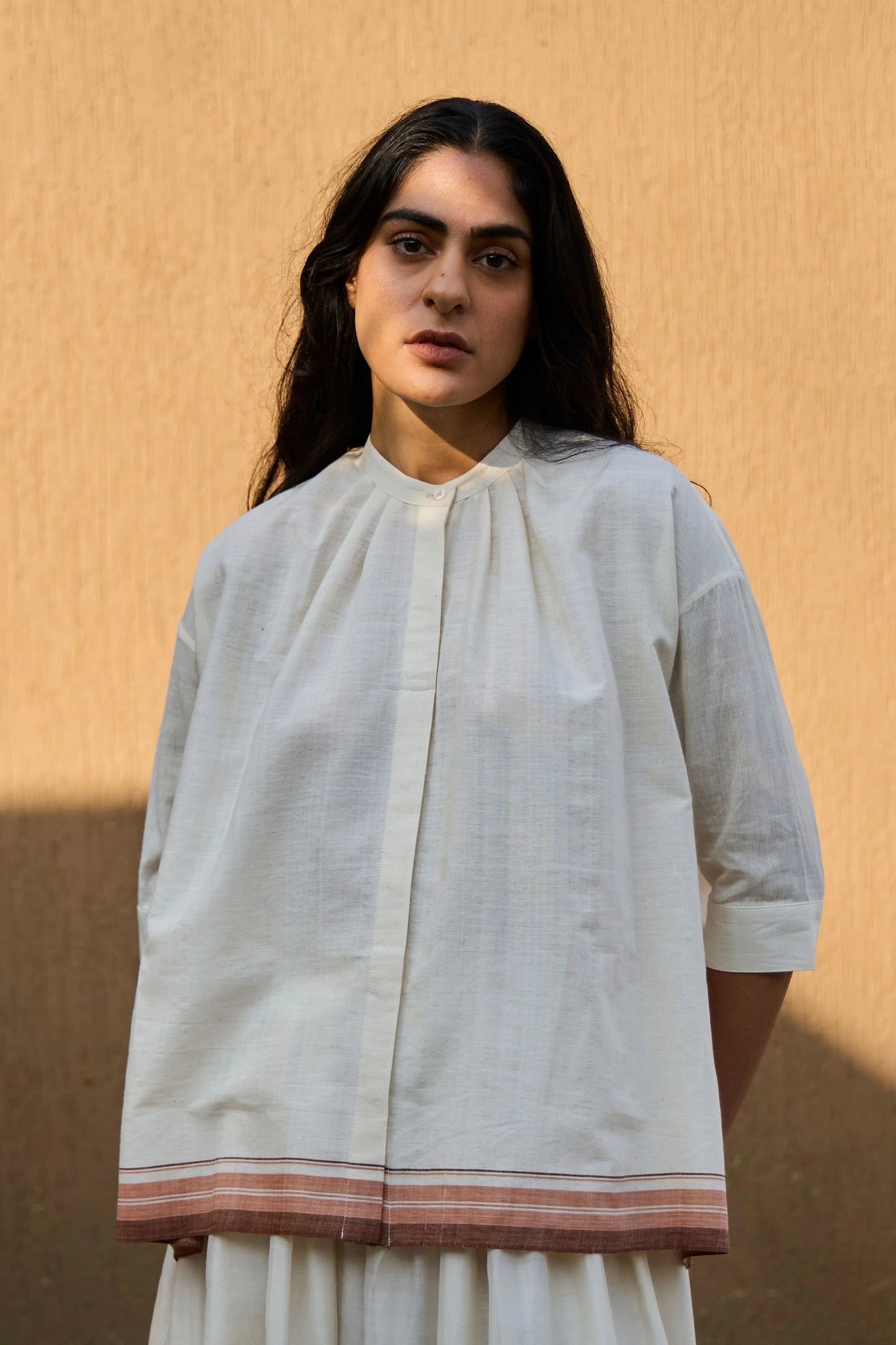 Pele | Handwoven Striped Top