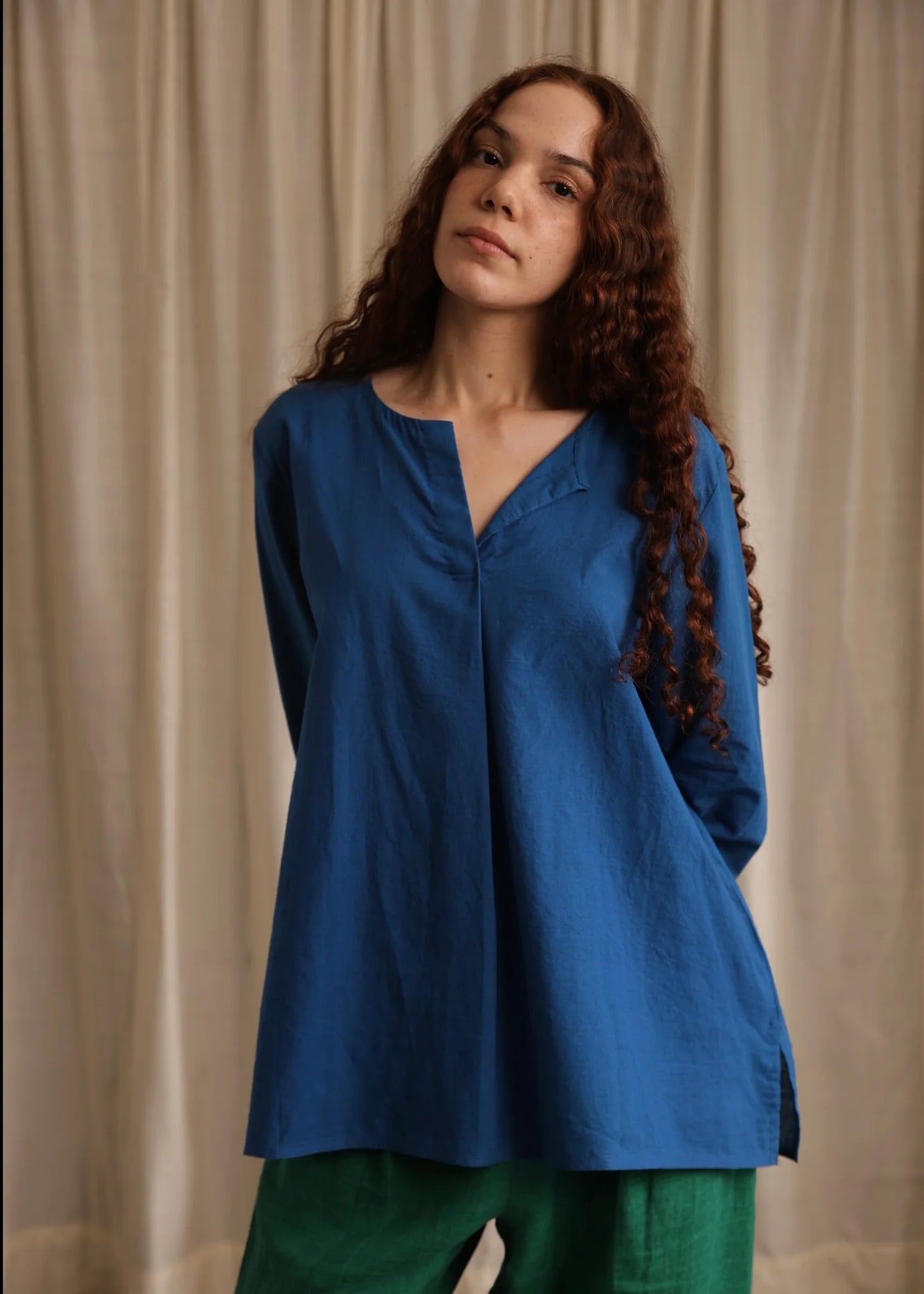 Maya | Blue Blouse