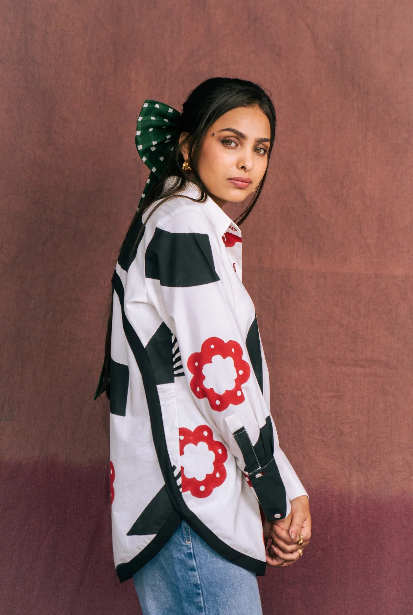 Alaria | Hand Block Printed Shirt
