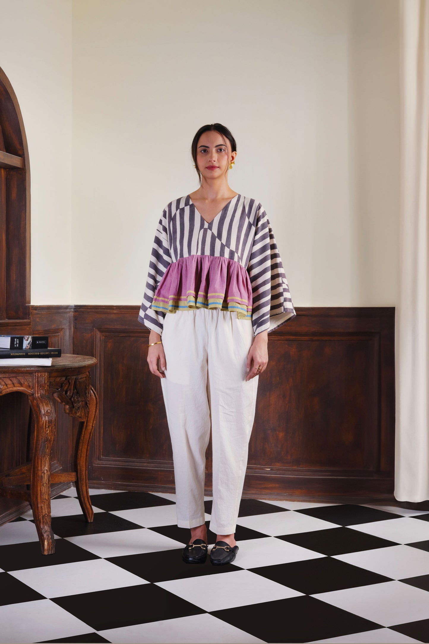 Notes from a Tree | V-neck Top
