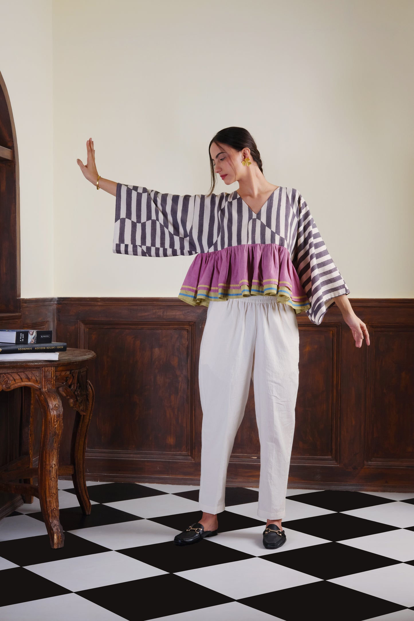 Notes from a Tree | V-neck Top