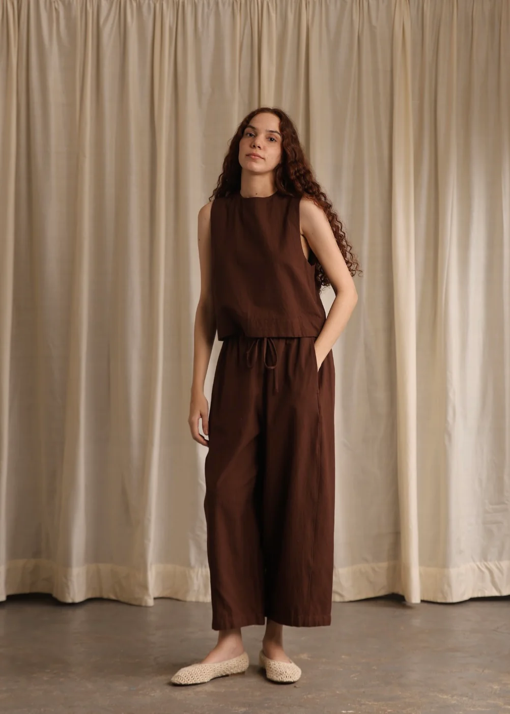 Milly | Handwoven Cotton Top