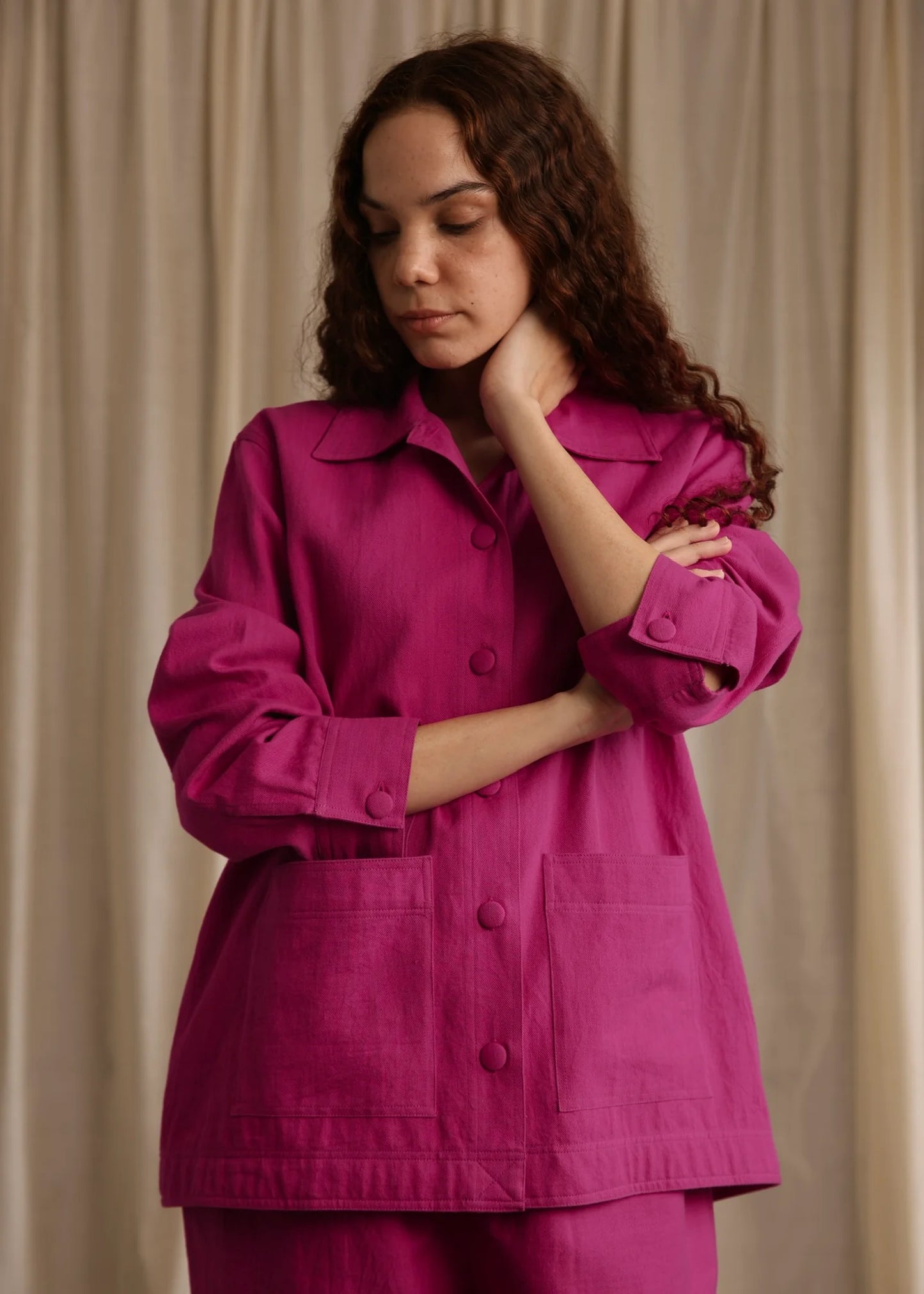 Donna | Pink Cotton Jacket