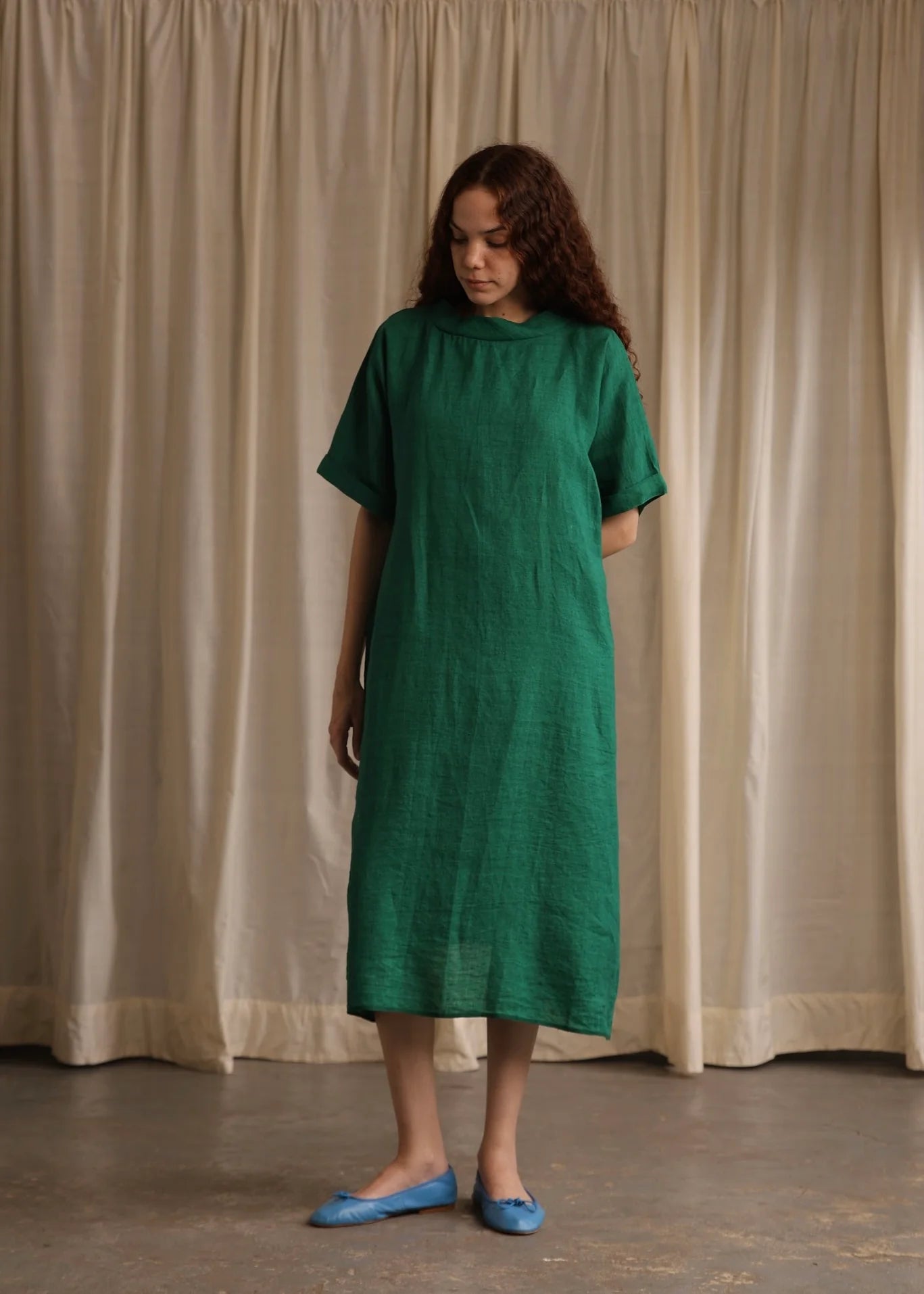 Erin | Linen Shift Dress