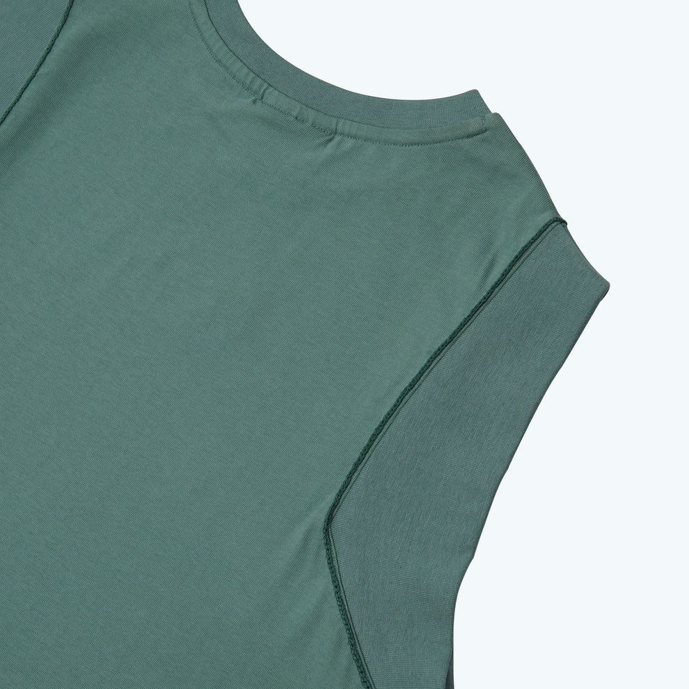 CRCLE Sleeveless Tee | Sea Foam Green