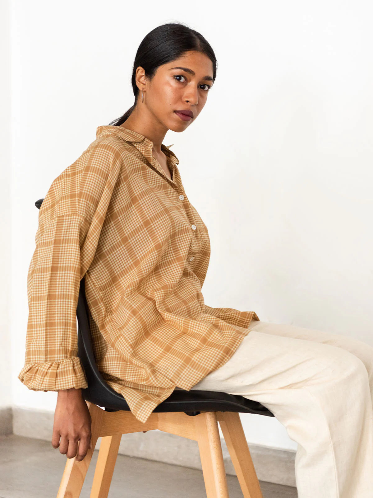 Confluence | Tea Dyed Oversized Shirt