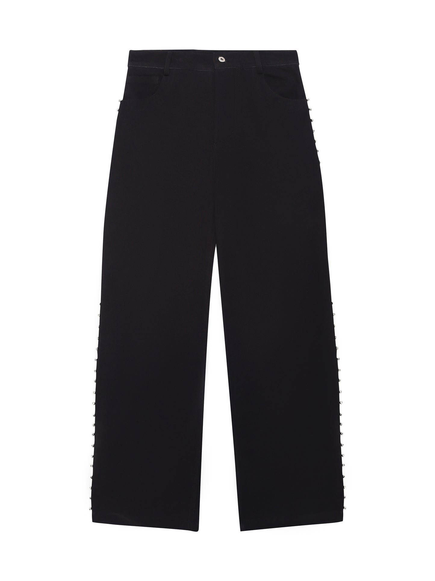 Ghungroo | Natural-Dye Denim Trousers
