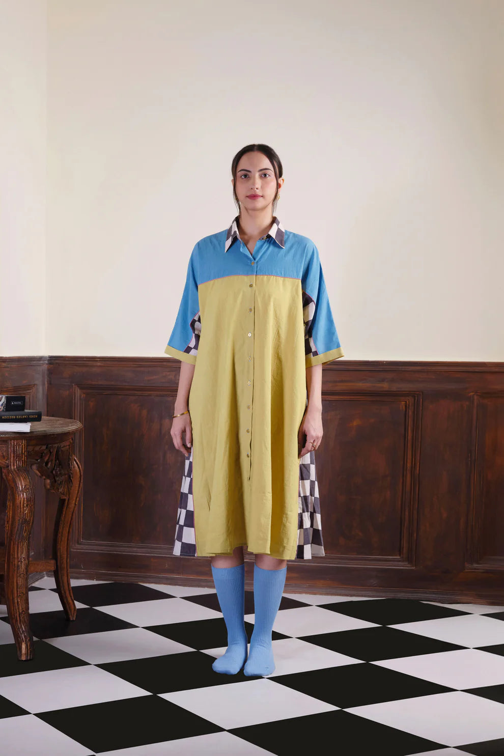 Checks in the Mail | Shirt Dress