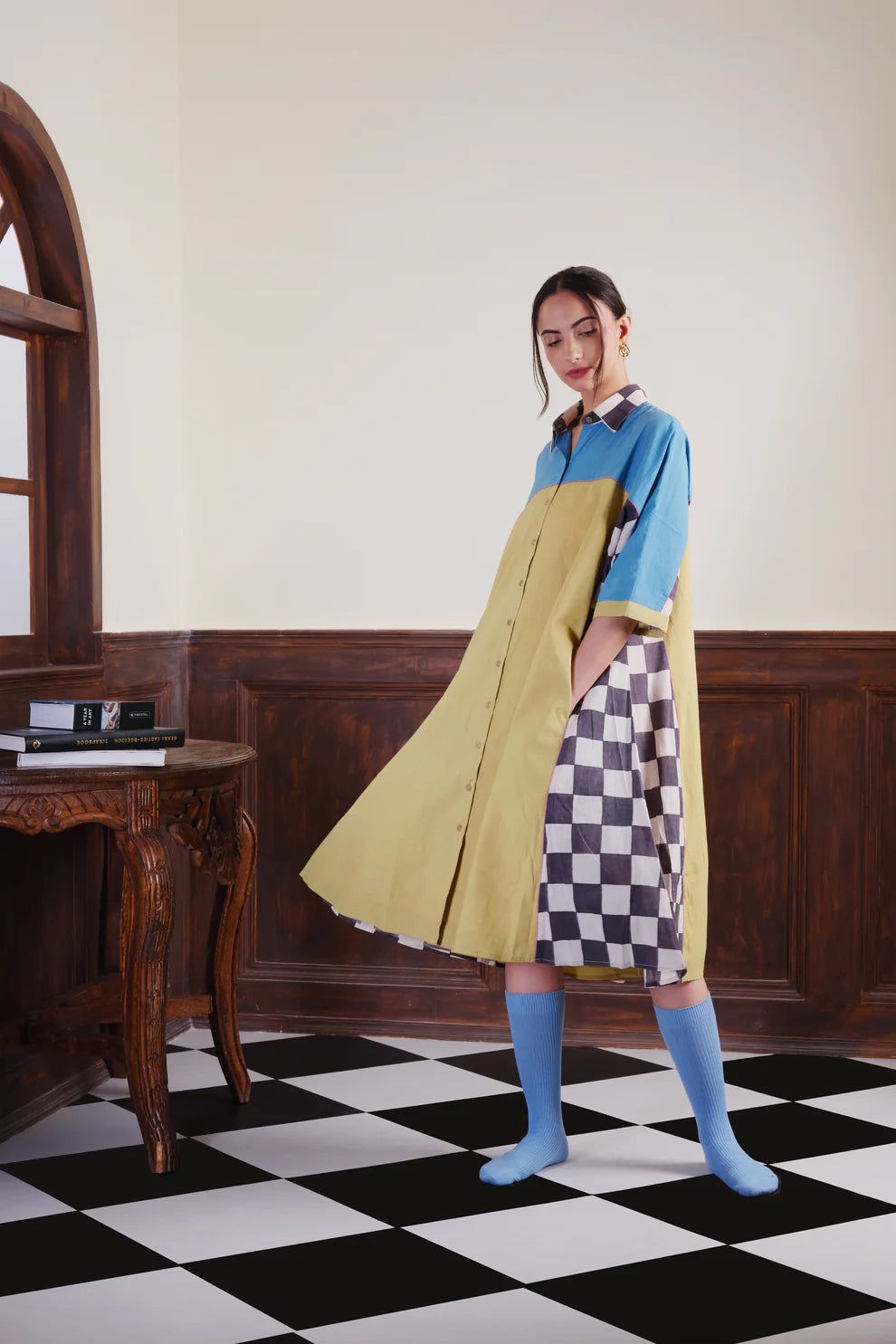Checks in the Mail | Shirt Dress