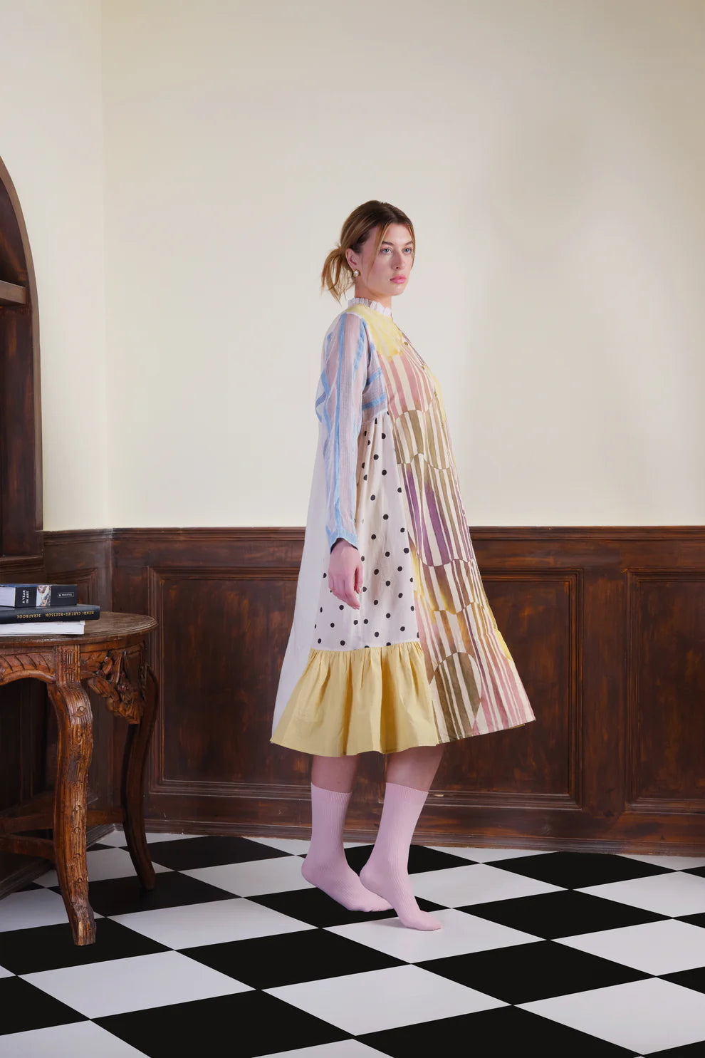 Lemon Light | Gathered Dress
