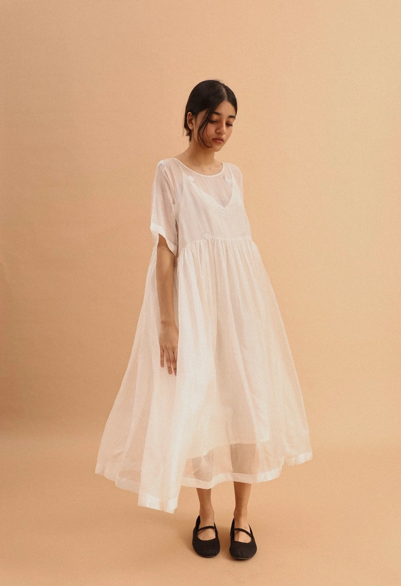 Grace | Sheer Silk Dress