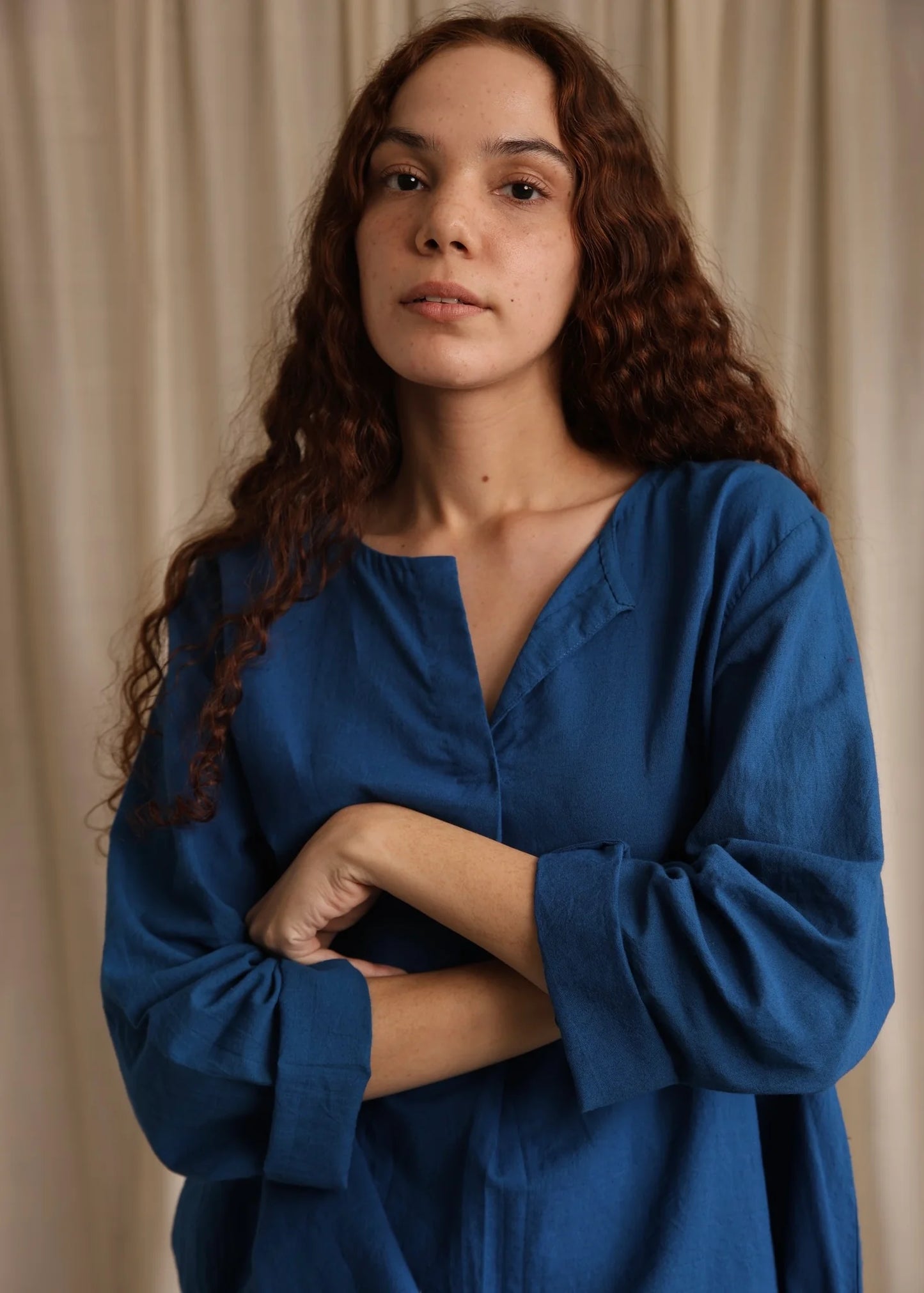 Maya | Blue Blouse
