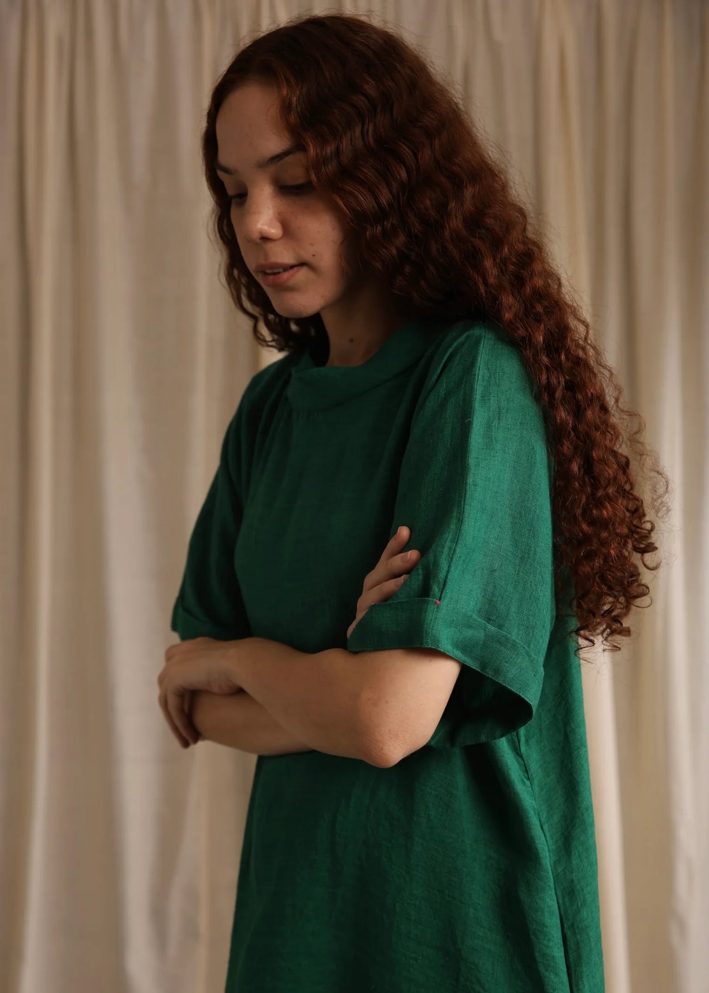 Erin | Linen Shift Dress