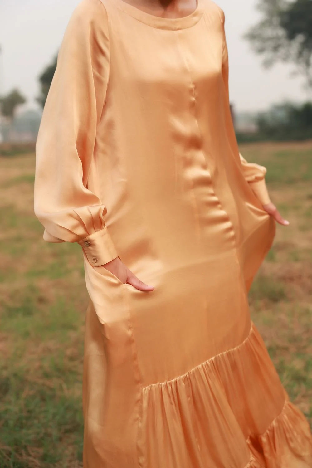 Yayoi | Beige Dress