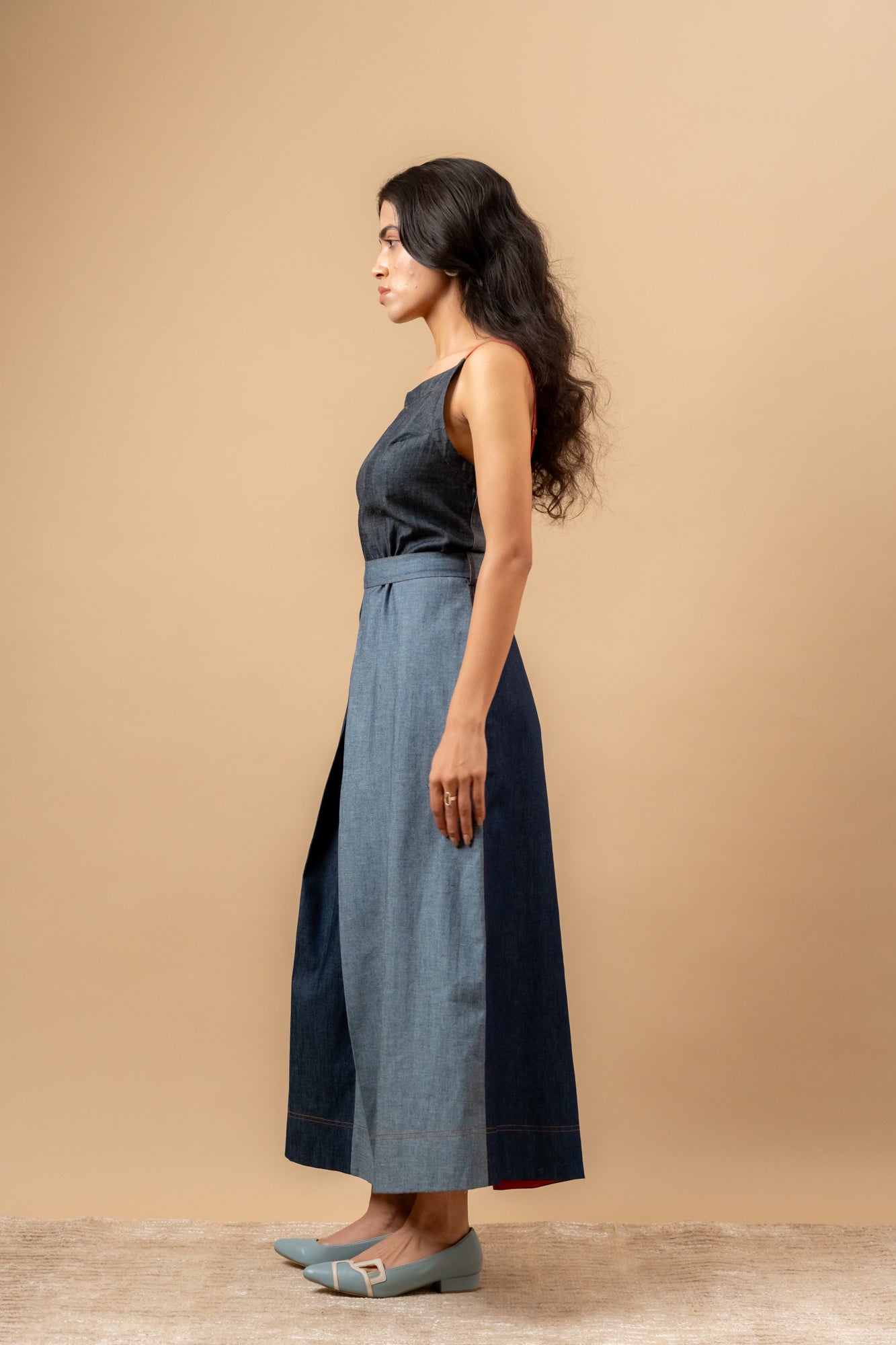 Louisa | Upcycled Denim Dress