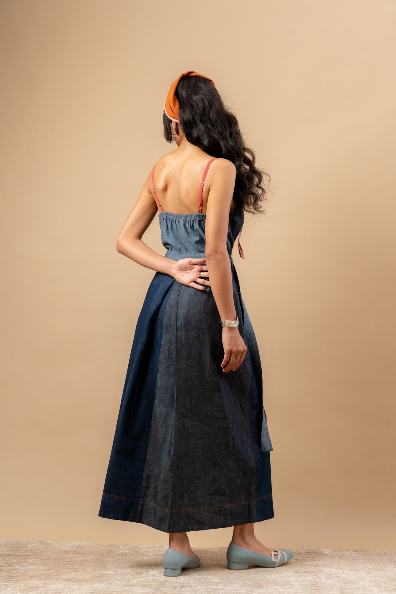 Louisa | Upcycled Denim Dress
