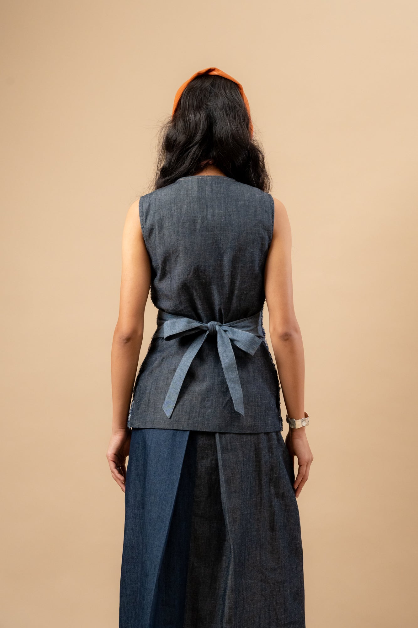 Ida | Upcycled Denim Waistcoat
