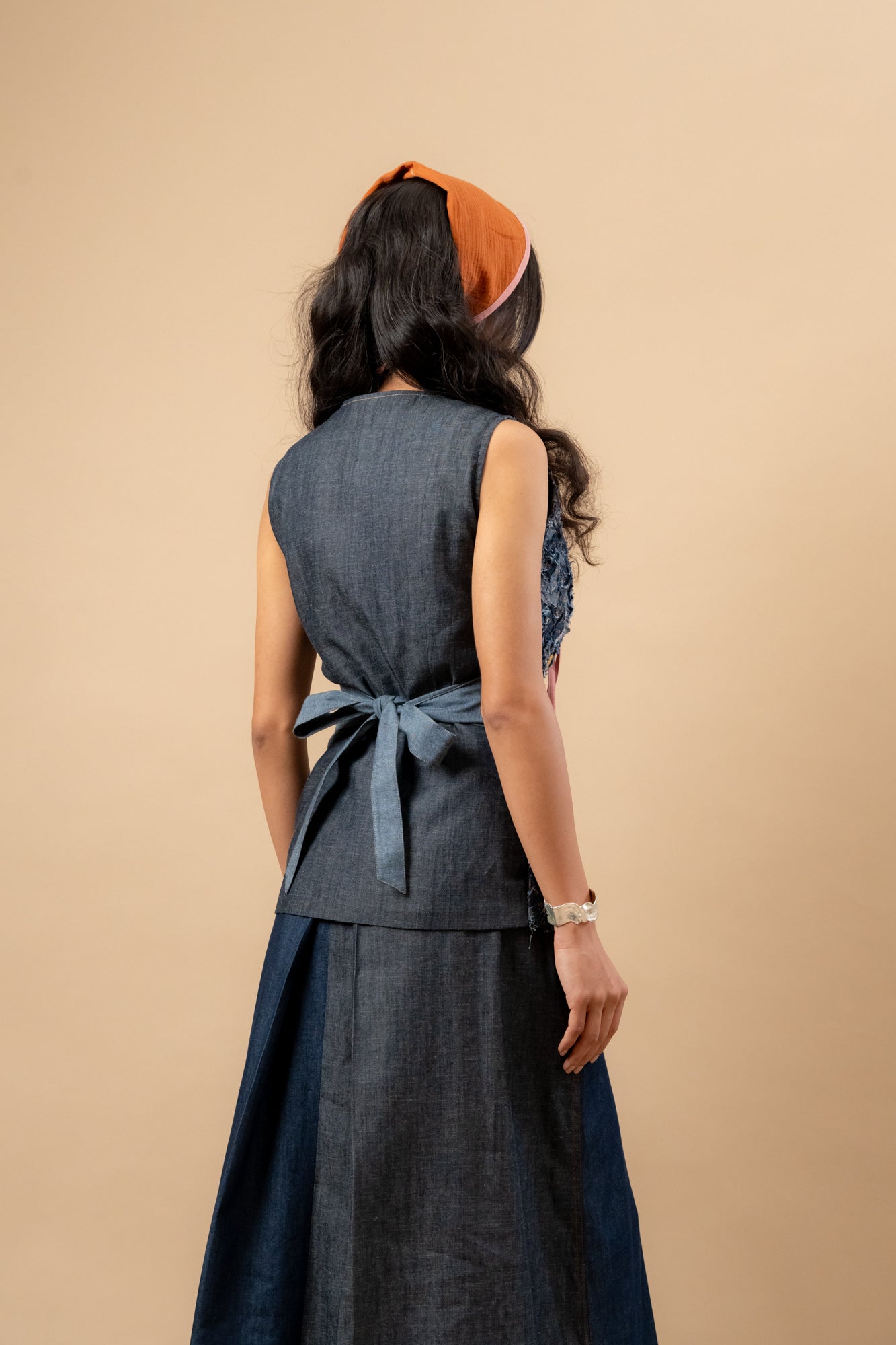 Ida | Upcycled Denim Waistcoat
