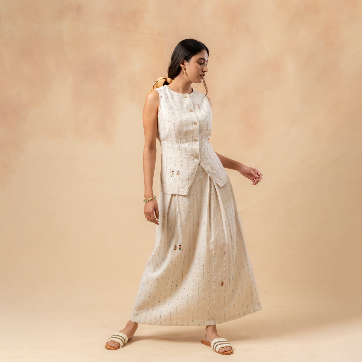 Margaret | Handwoven Waistcoat