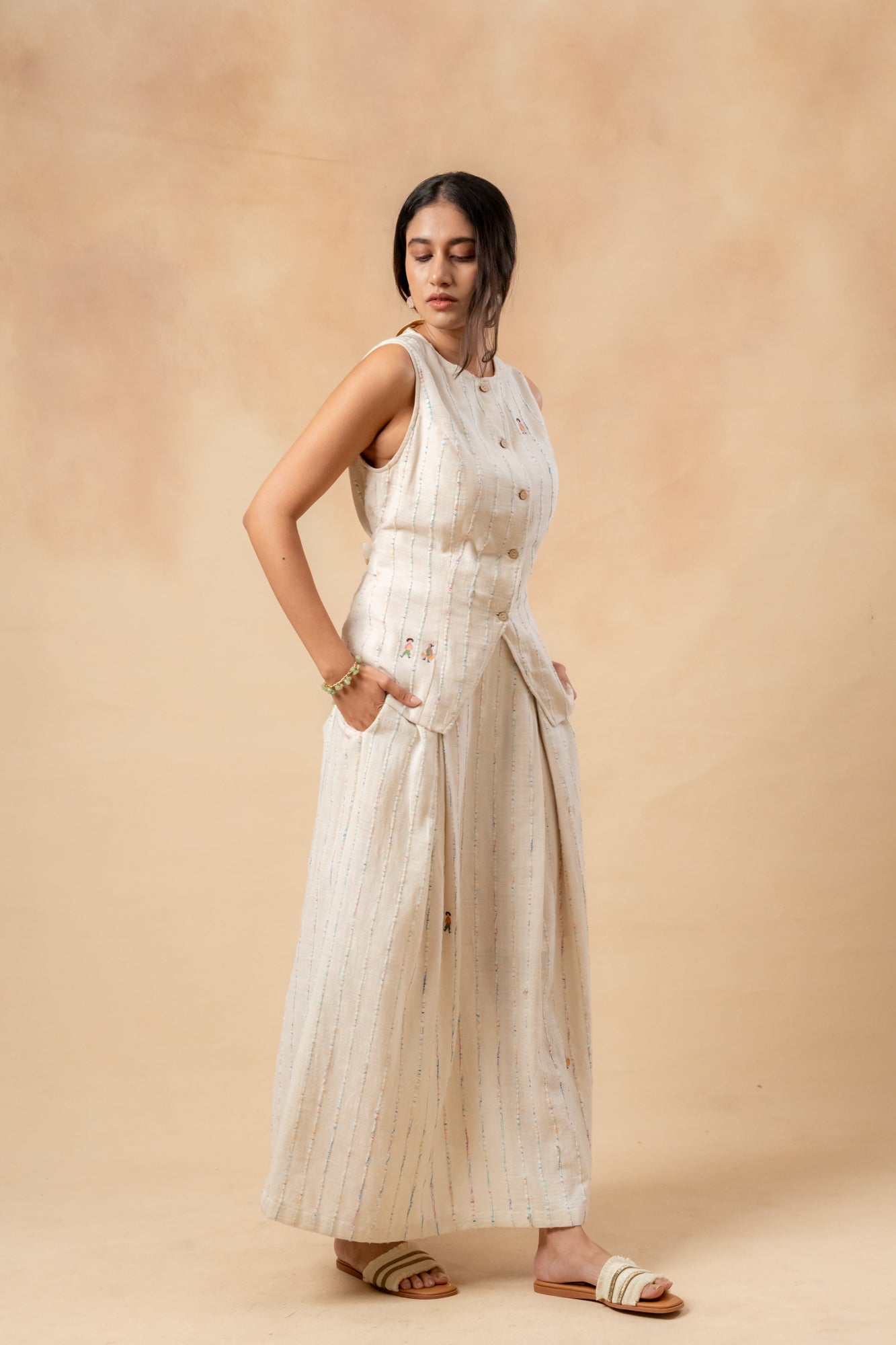 Margaret | Handwoven Waistcoat