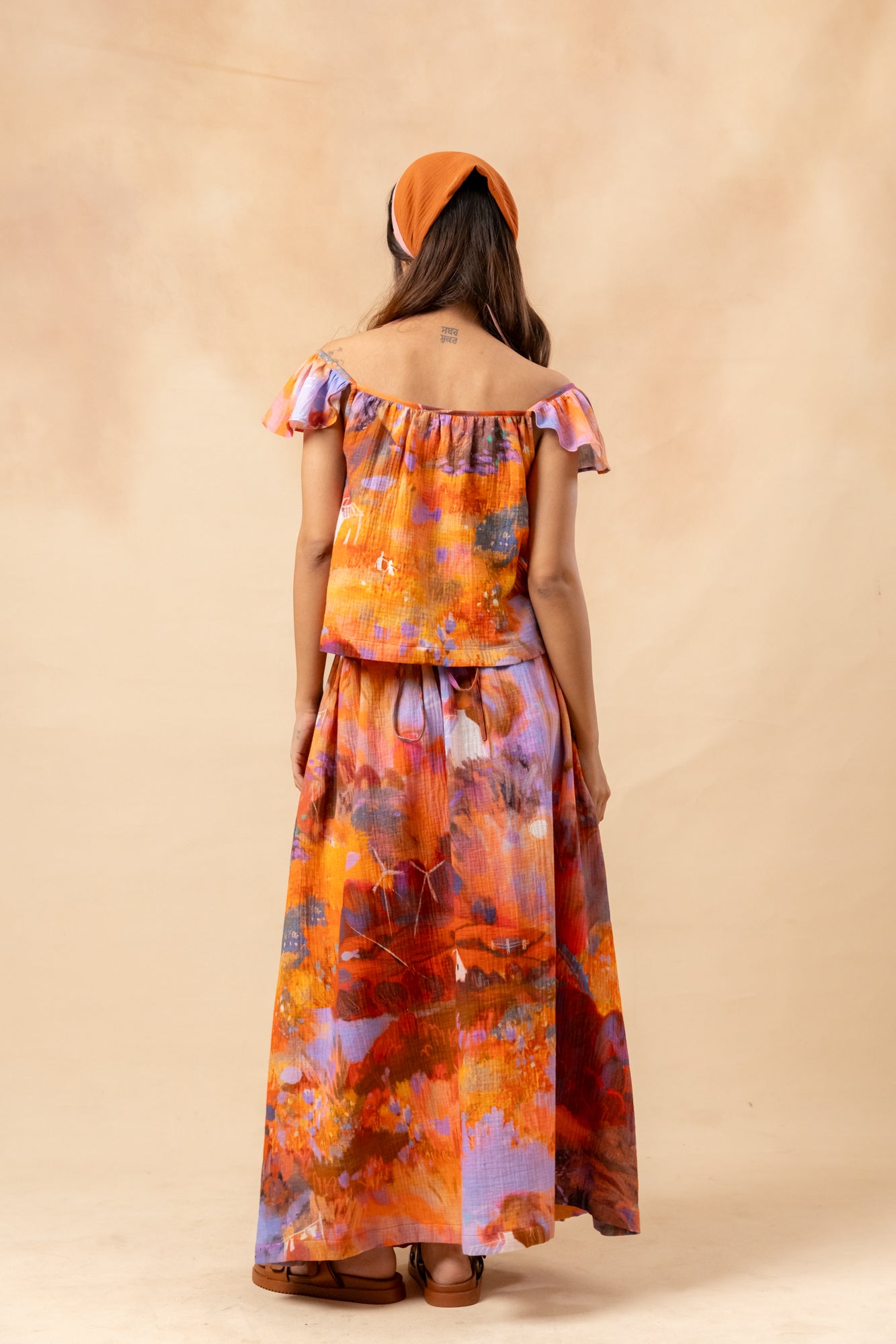 Little leaf | Printed Skirt