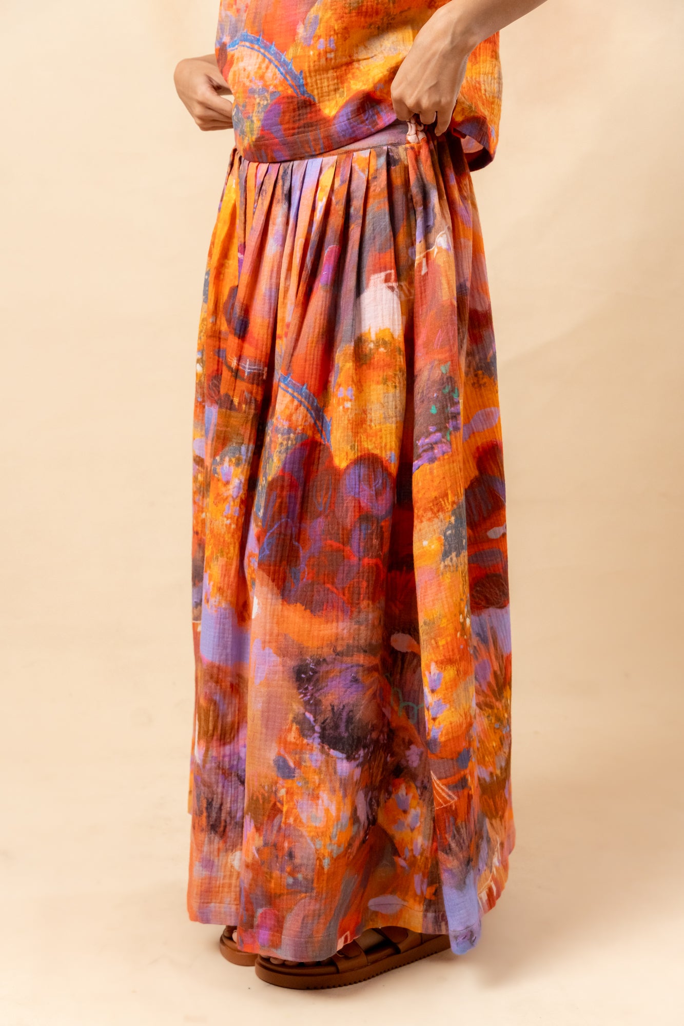 Little leaf | Printed Skirt