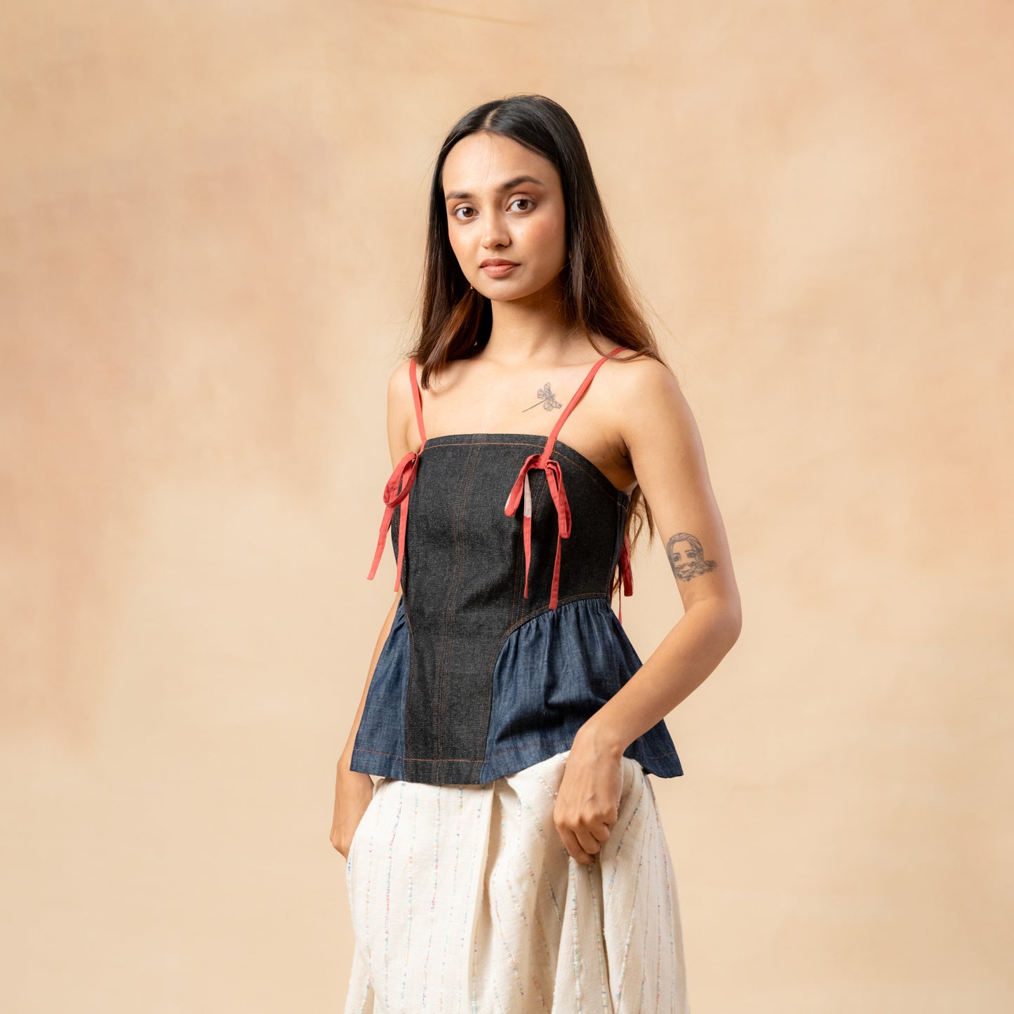Sunhat Spell | Denim Top