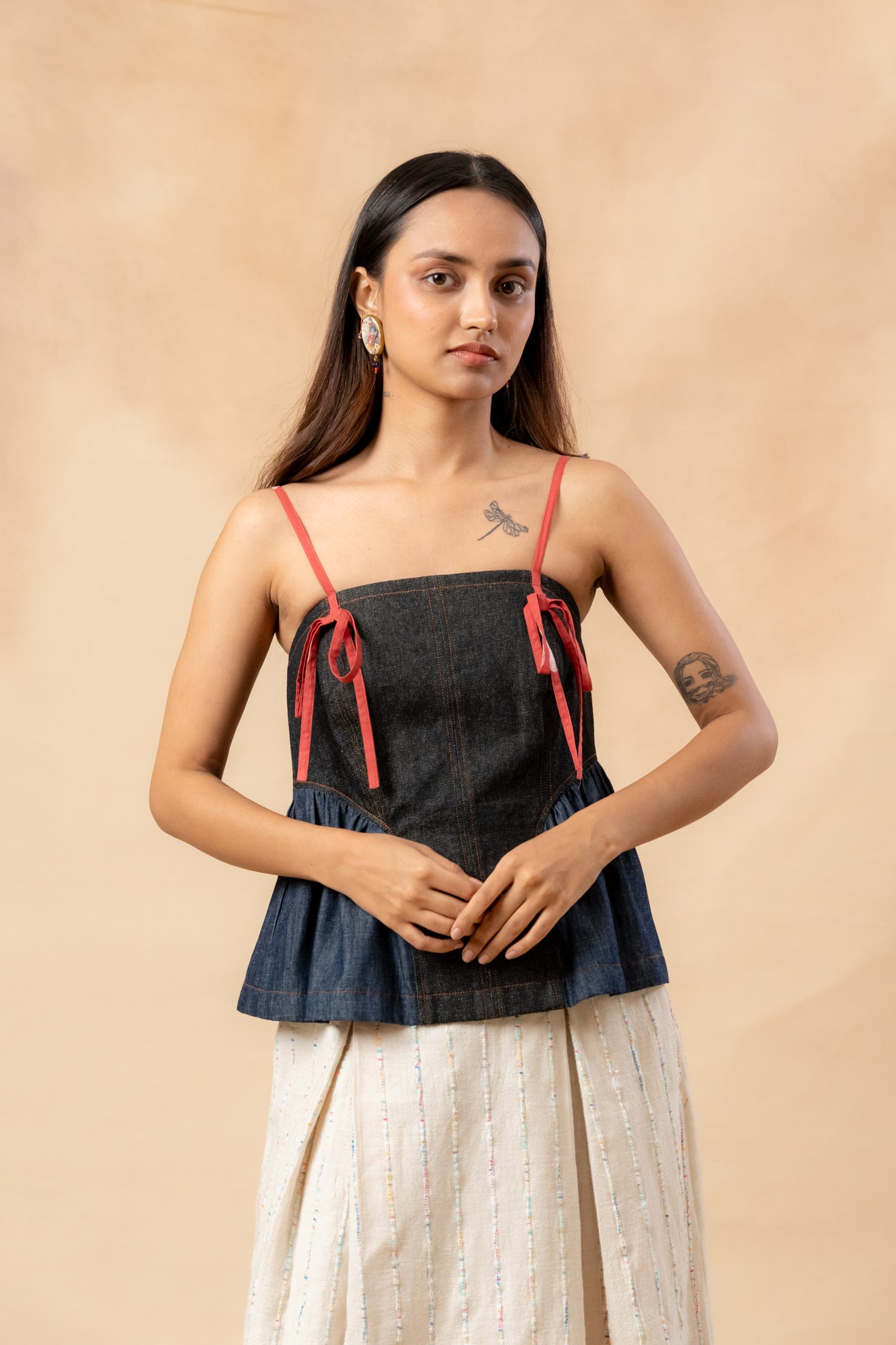 Sunhat Spell | Denim Top