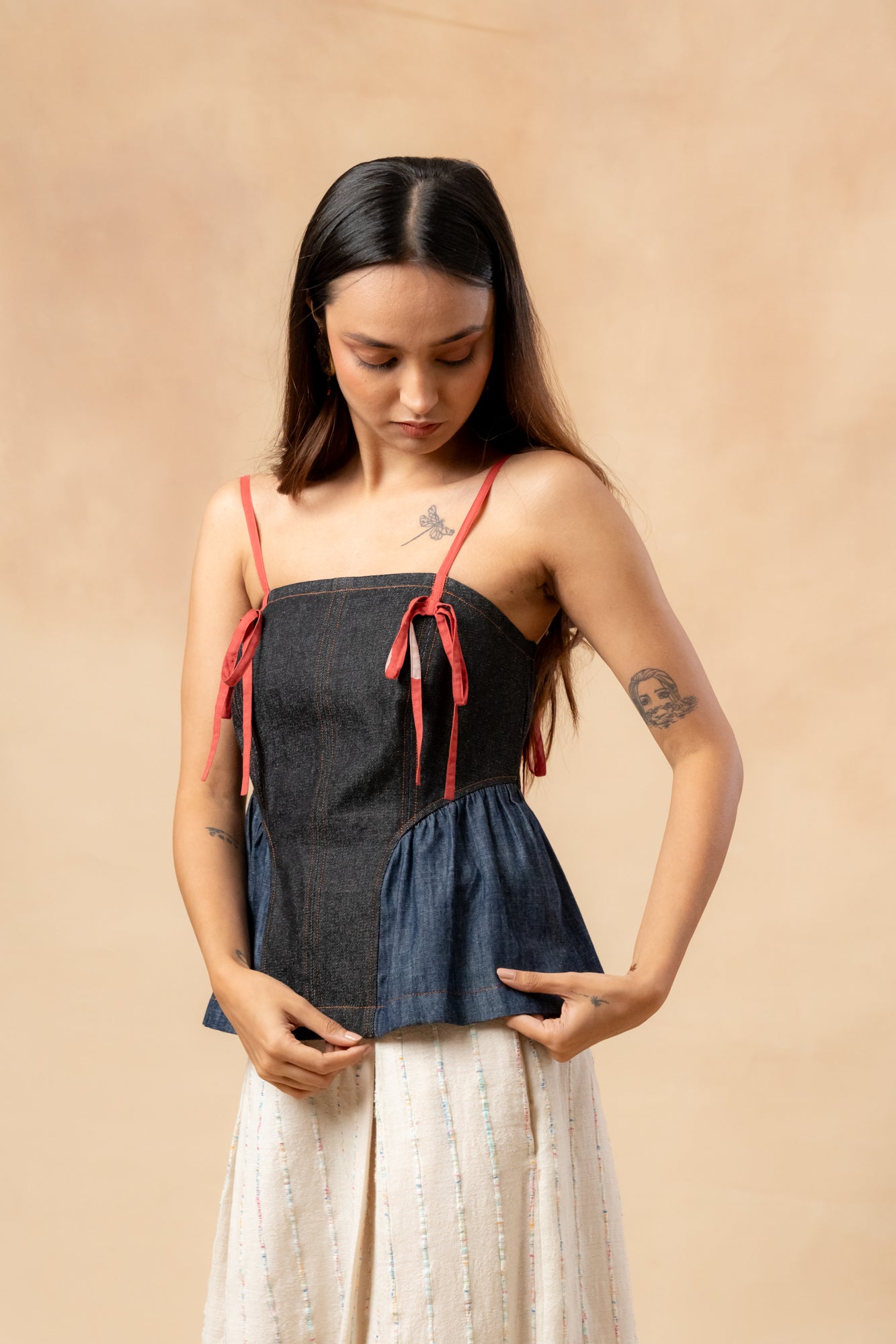 Sunhat Spell | Denim Top
