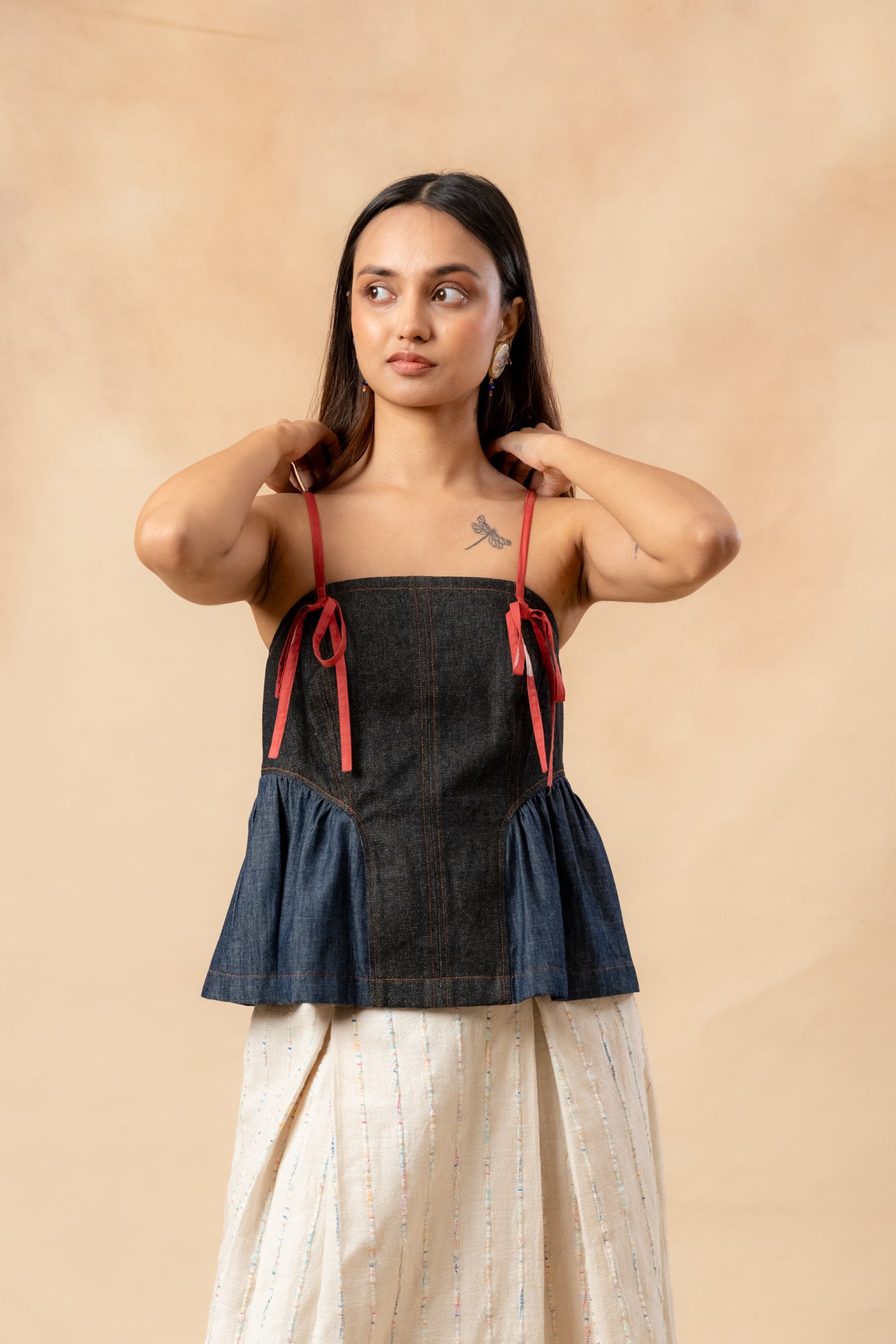 Sunhat Spell | Denim Top