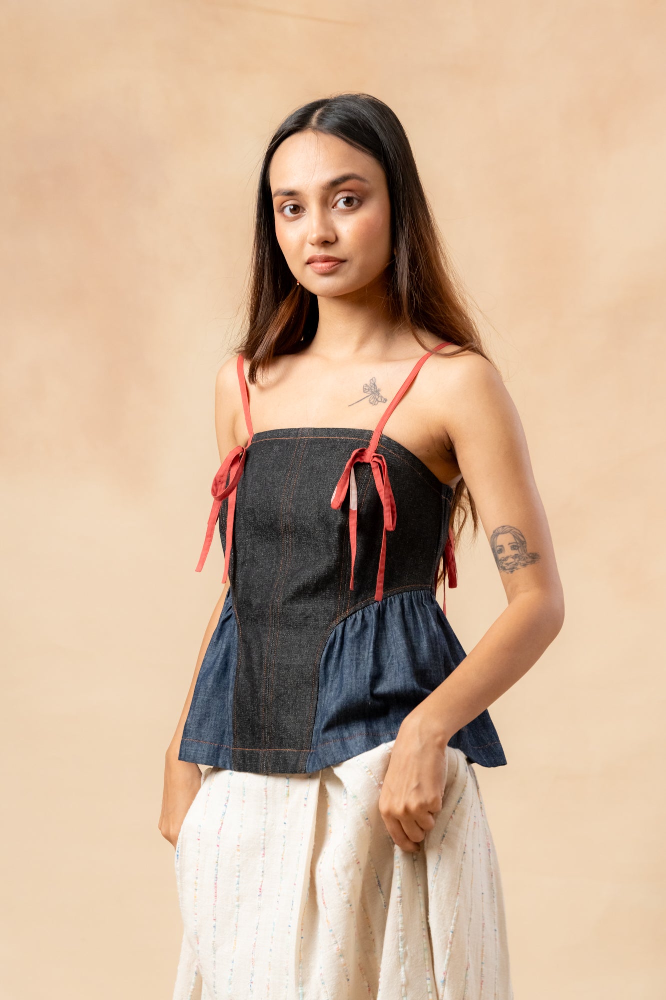Sunhat Spell | Denim Top