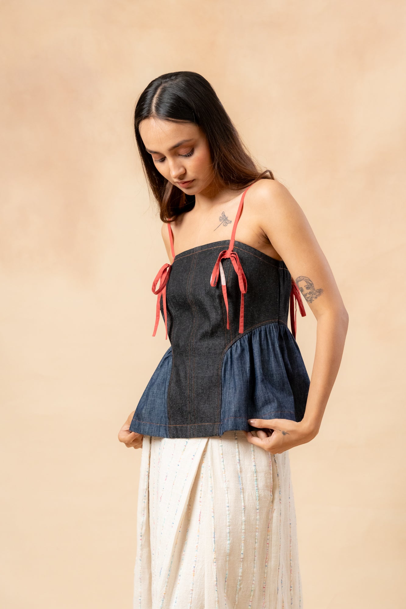 Sunhat Spell | Denim Top
