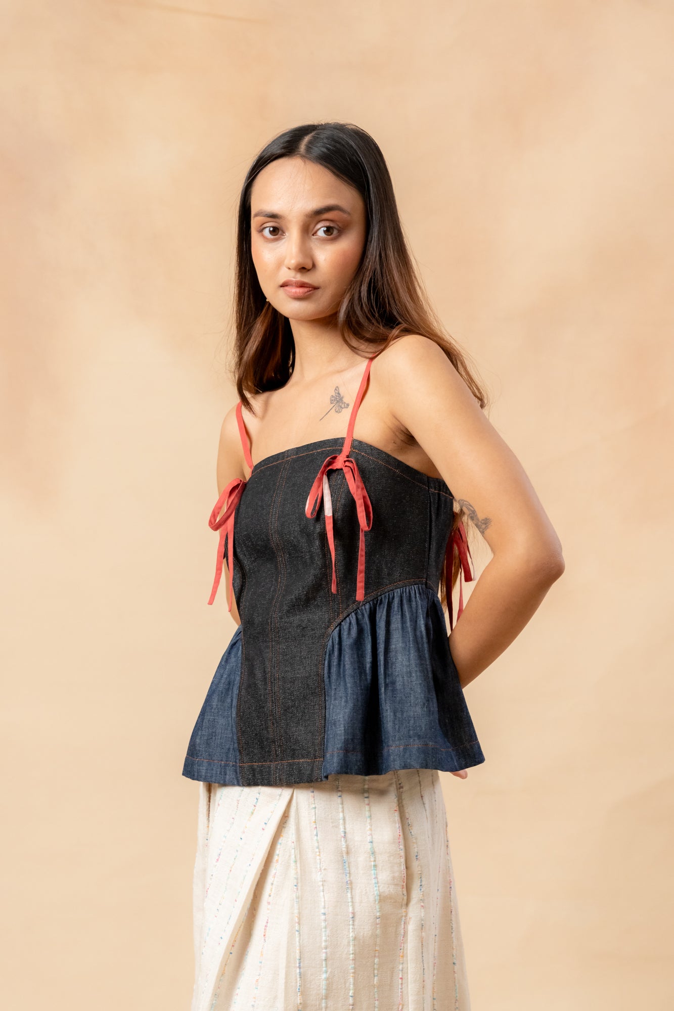 Sunhat Spell | Denim Top
