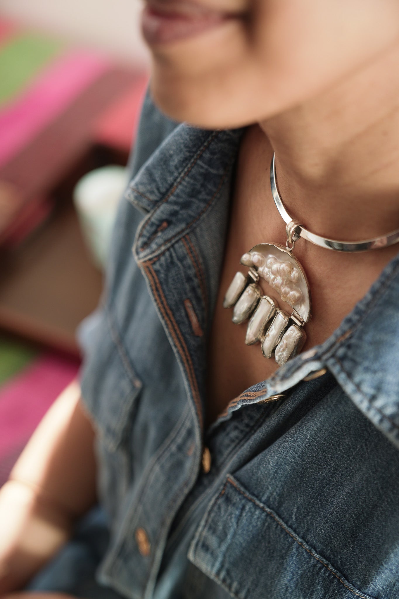 Cloud Whisper | Pendant with Choker