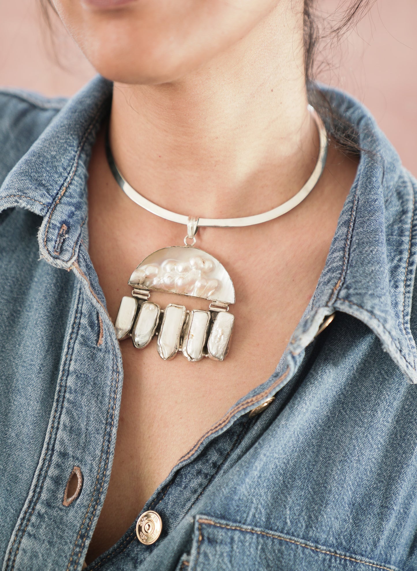 Cloud Whisper | Pendant with Choker