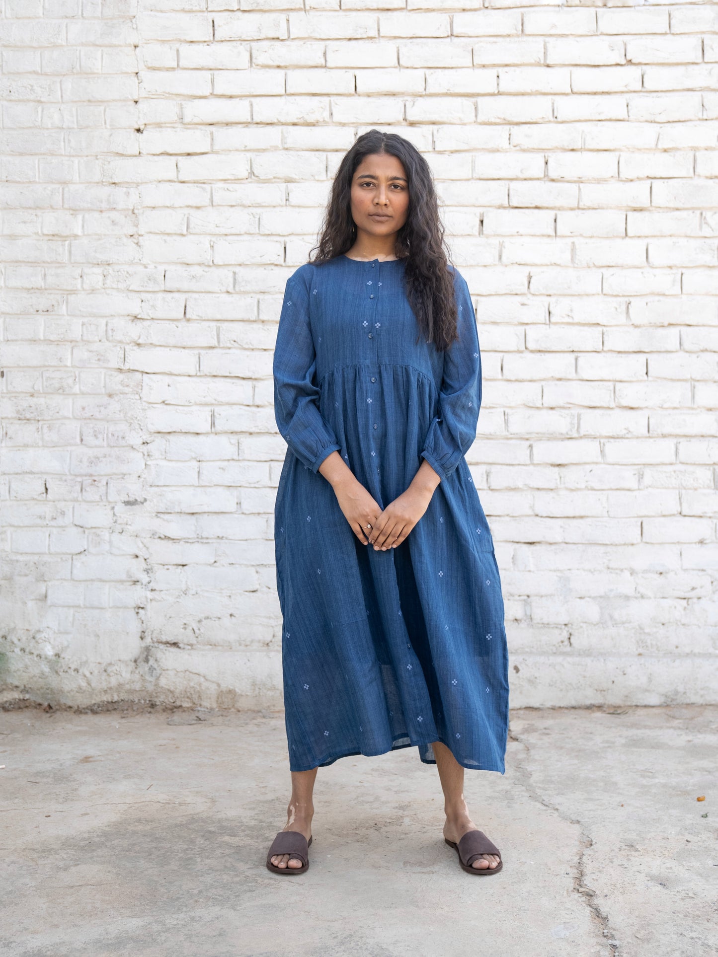 Fragments | Jamdani Shirt Dress
