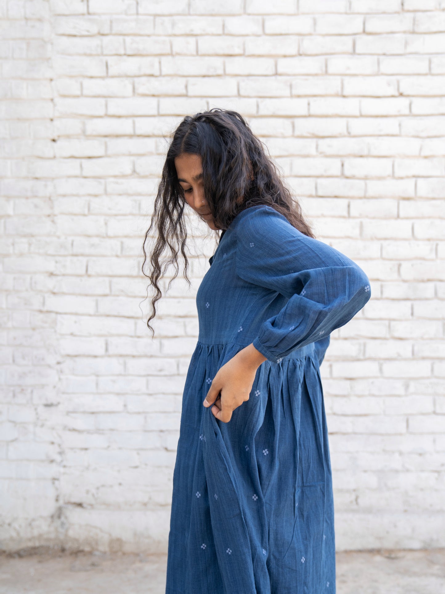 Fragments | Jamdani Shirt Dress
