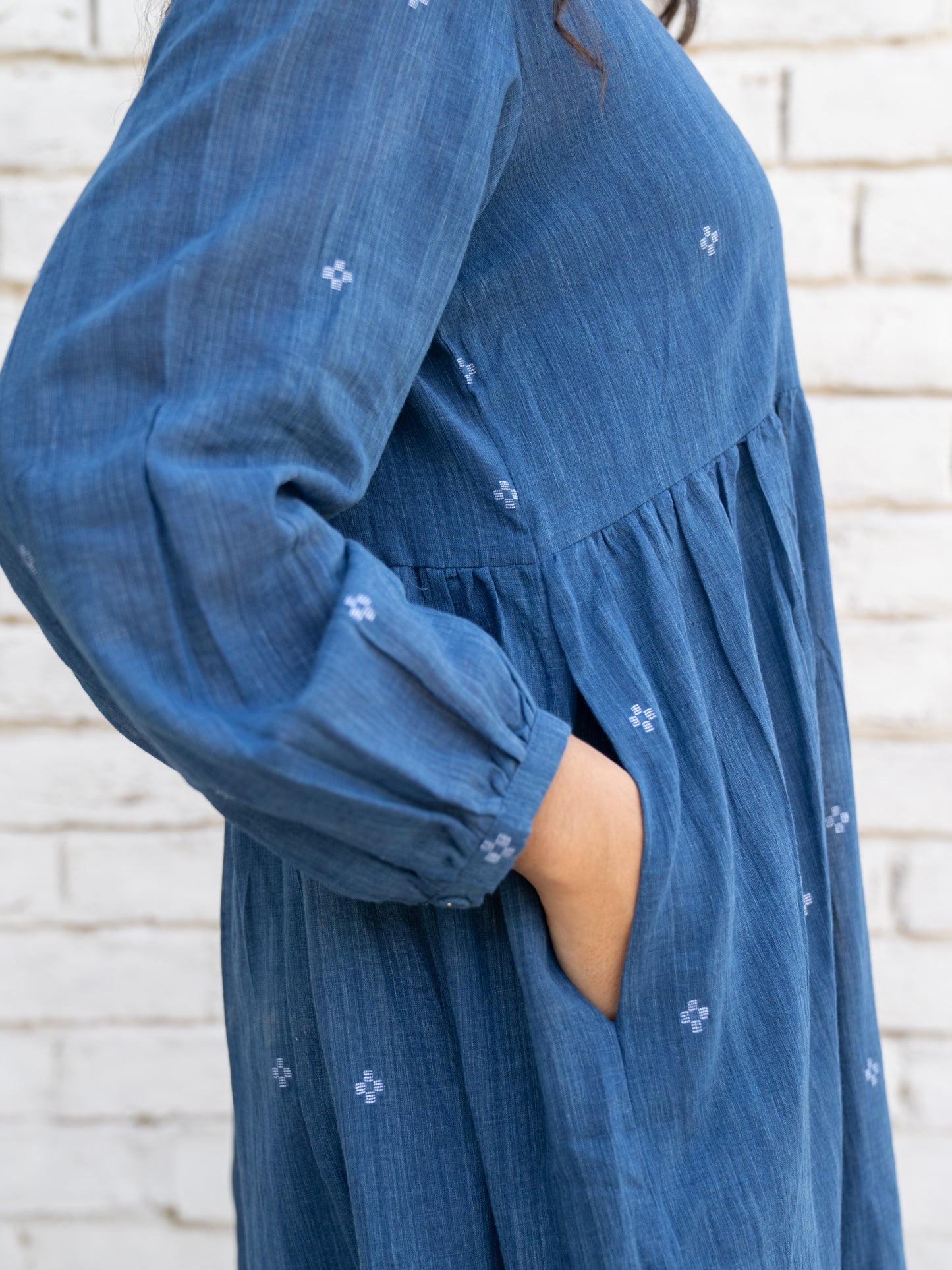 Fragments | Jamdani Shirt Dress